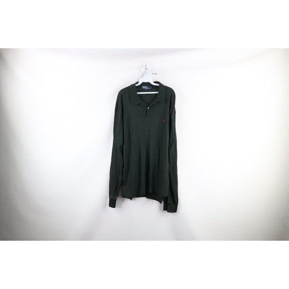 Ralph Lauren POLO by Ralph Lauren Cotton Knit Sweater Men's XL cotton green type Vintage Second Hand